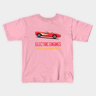 Electric Cars (Engines) Kids T-Shirt